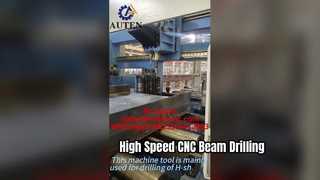 Cnc Beam Drilling Shearing Production Line BT40 Spindle Hole Taper