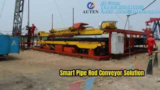 Model SSPGNC Series Intelligent Pipe Rod Conveyor And Discharge Machine